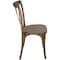 Flash Furniture Advantage Light Brown X-Back Chair, PK2 X-BACK-LB-2 - alternate 2